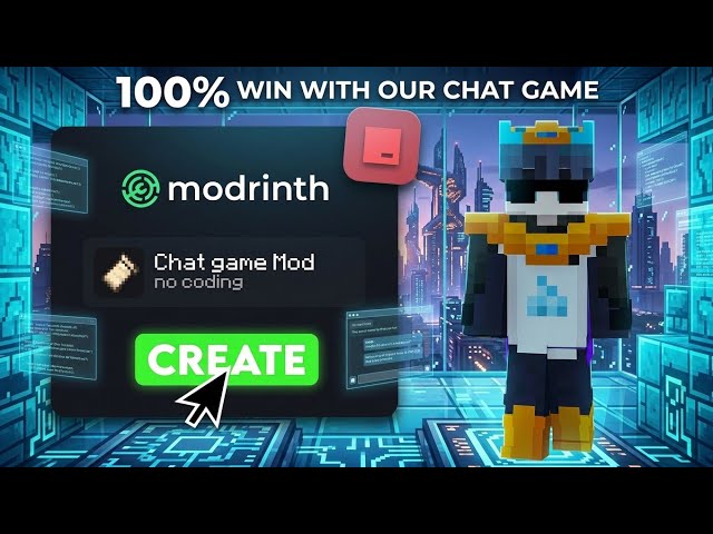 I made a CHAT GAME H*** In Minecraft!!