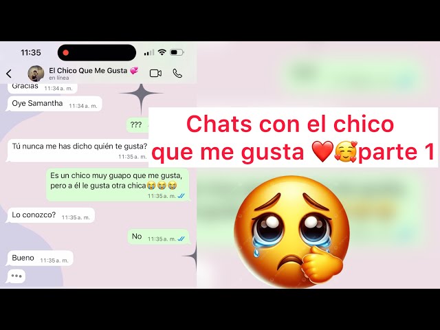 Chats con el chico que me gusta ❤️🥰parte 1