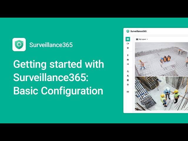 Getting started with Surveillance365 : Basic Configuration | Synology