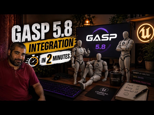 How to add GASP 5 8 to you game project?