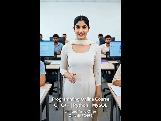 Learn C, C++, Python & MySQL