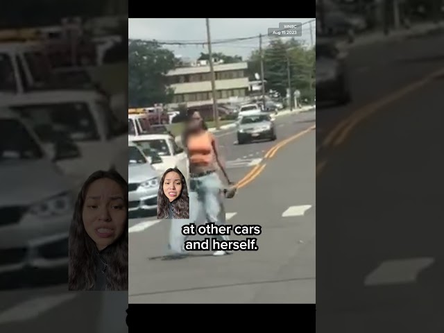 Cop hits gun-wielding woman with police car