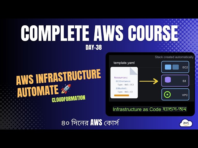 AWS CloudFormation Tutorial in Bangla | Infrastructure as Code (IaC) Hands-On | AWS DevOps