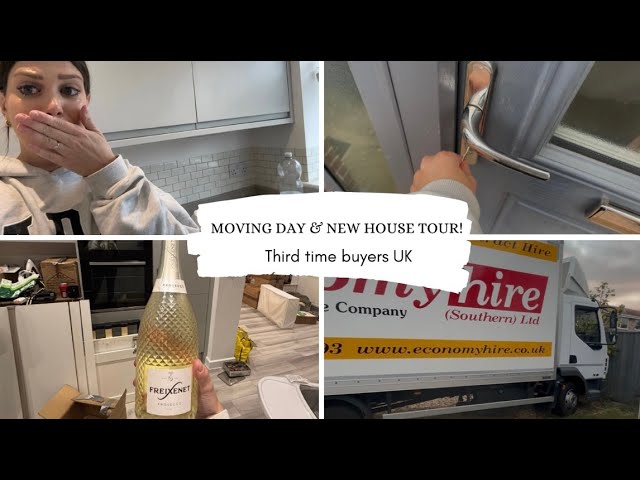 Moving vlog and empty house tour! | Completion day UK | Emotional goodbyes 