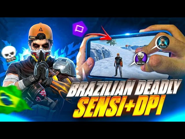 Brazilian Deadly Sensi🔥😮 | No Recoil ❎ 💯 Working 📈 For All Devices📱Best Sensi 🔥| Freestyle 16z