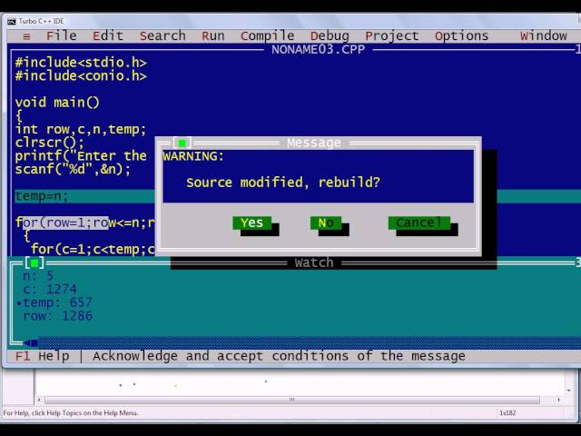 C Program to print patterns of numbers and stars - PART 1