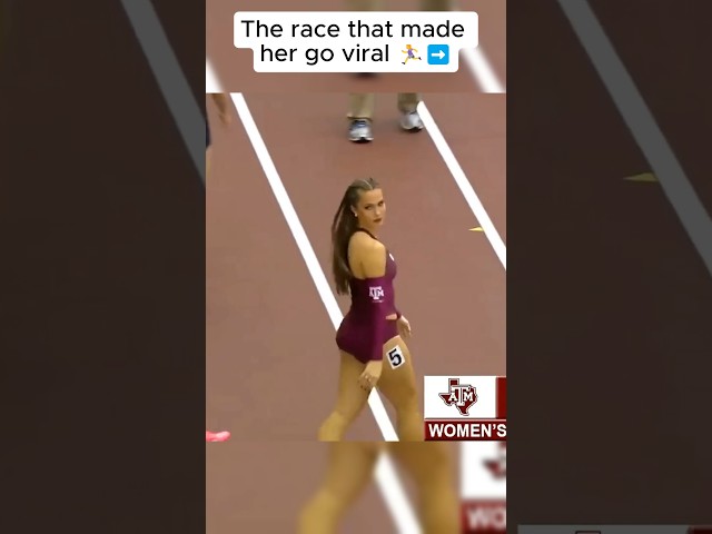 The race that made her go viral 🏃‍♀️➡️. #shorts #trackandfield #athlete #athletics