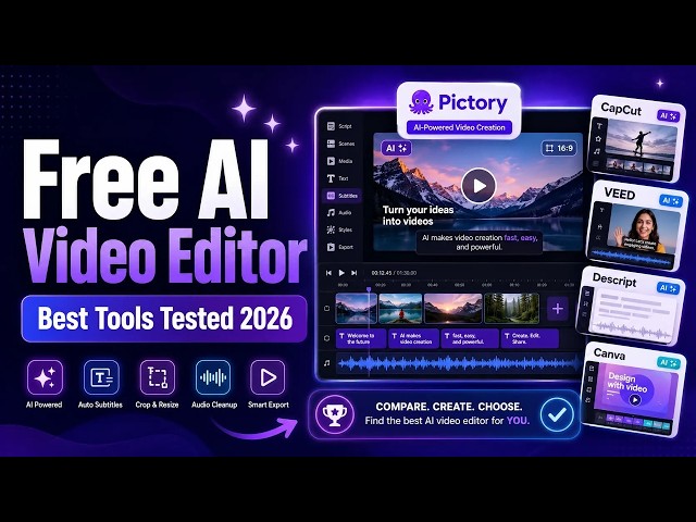 Best Free AI Video Editors in 2026