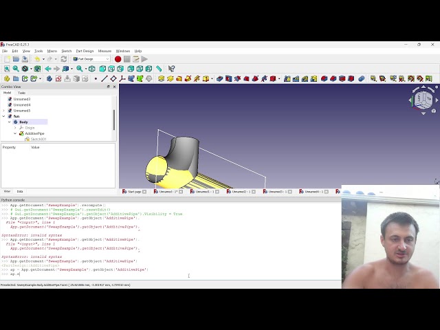 freecad python step gcode step 2