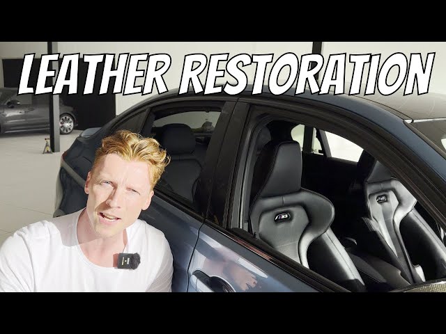 BMW M3: LEATHER RESTORATION