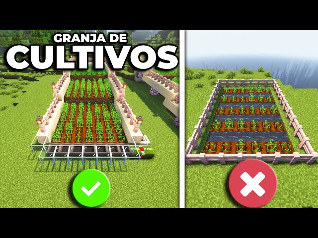 Automatic Crop Farm for Minecraft 1.21/1.20 | Java and Bedrock | 🟢