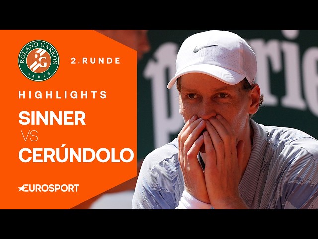 Sinner drama vs. Cerúndolo | XXL highlights English | 2026 French Open | Tennis