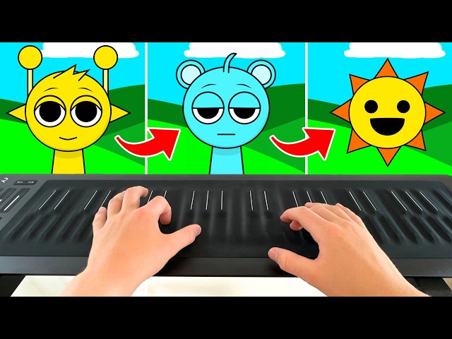 SIMON, SKY & MR. SUN in all 30 Sprunki Phases!