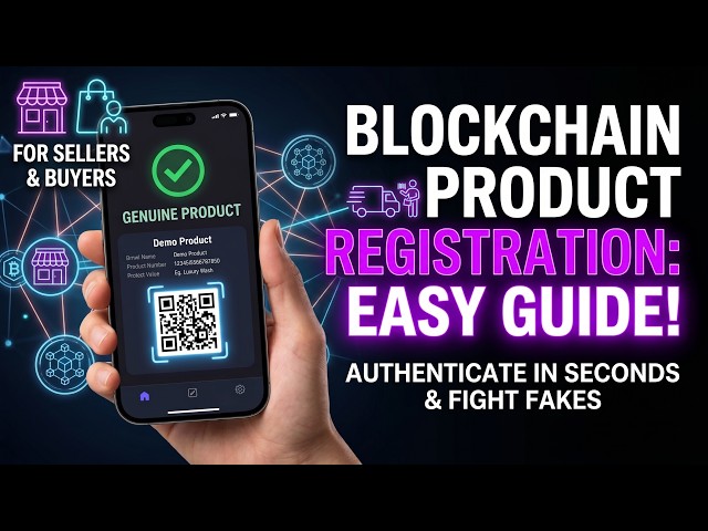 Fake Product Detection App using Blockchain || Ali Asghar