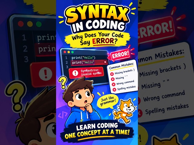 Why Does Your Code Say SYNTAX ERROR?! 😱💻