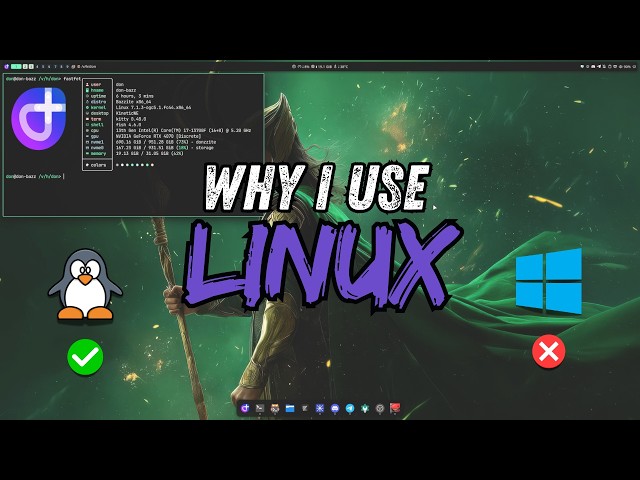 Why I Use Linux and Not Windows or Mac For Daily Use
