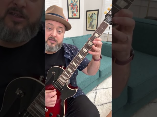 How To Play THUNDERSTRUCK (The EASY Way!) #shorts