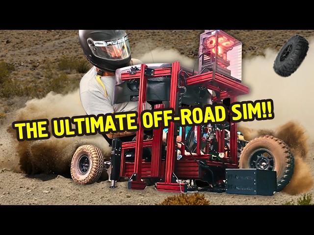 PROFESSIONAL OFF-ROAD RACER GETS MOTION SIMULATOR!!