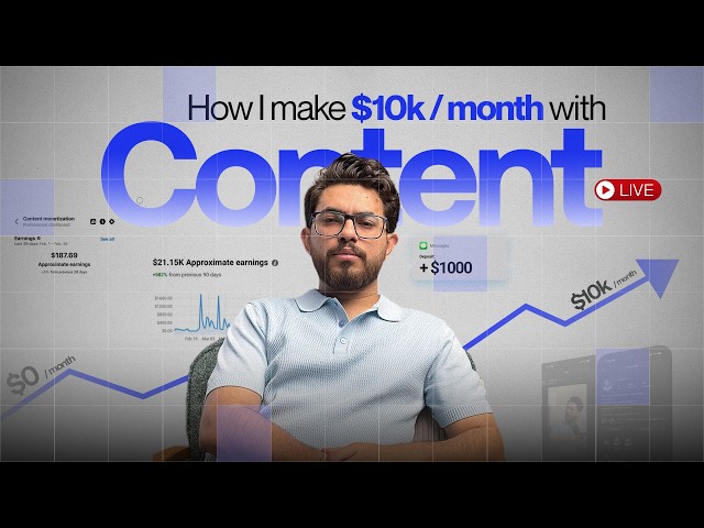 How to Make Content which Makes Money | The Content OS Masterclass by Usama Ashraf