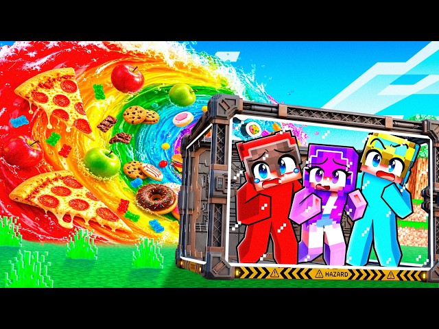FOOD TSUNAMI vs Doomsday Bunker!
