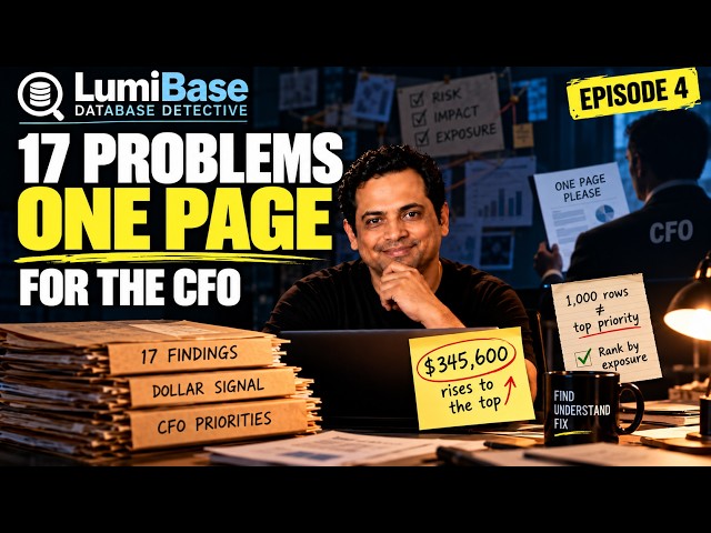 I Found 17 Problems  The CFO Needs One Page   SQL Server