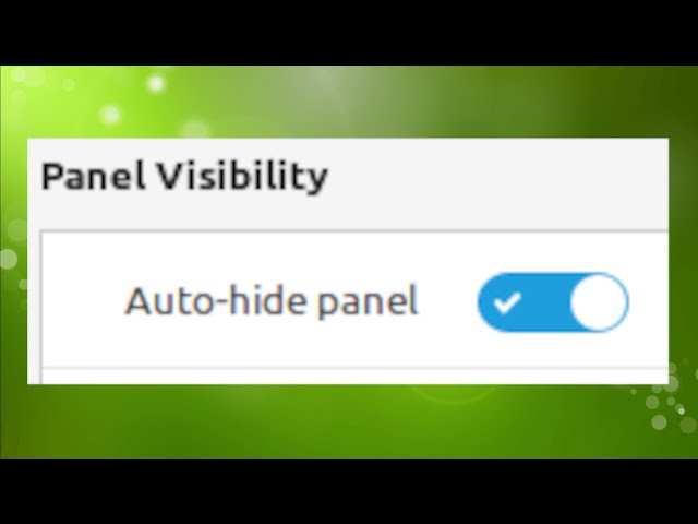 How To Auto Hide The Panel / Taskbar - Linux Mint Cinnamon (2025)