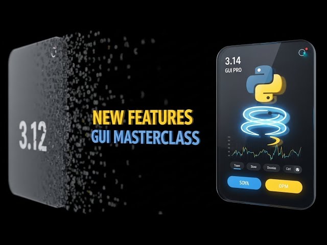 Python 3.14 Full Course: GUI Development & New Features | The Complete GUI Programming Guide