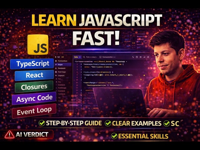 Master All the Advanced JavaScript You Need in 2026!