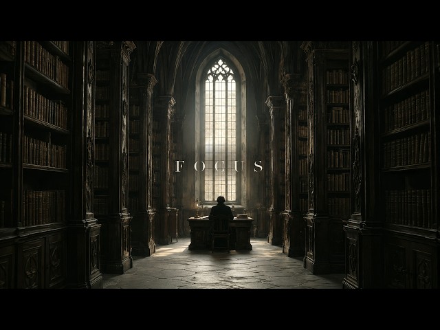 classical music for reading & focus | calm string quartet in a gothic library