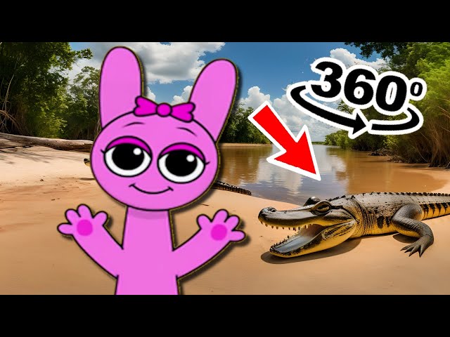 Find Pinki Incredibox Sprunki  in 360° VR  Animation