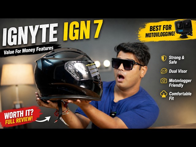 Ignyte IGN 7 😱 Itne Features Itne Kam Price Mein?! Best Budget Helmet? Better Than IGN 4? IGN 7