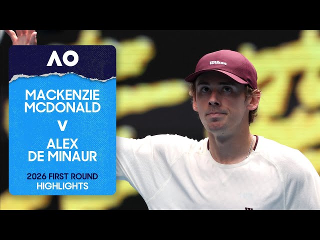 Mackenzie McDonald v Alex de Minaur Highlights | Australian Open 2026 First Round