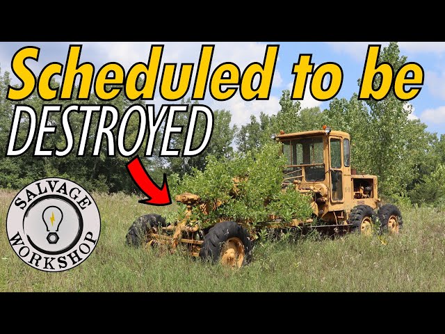 Saving an Old Road Grader from an EARLY Grave ~ Caterpillar Motor Grader Sat Abandoned for 10+ Years