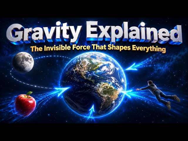Gravity Explained in 3D Animation | The Invisible Force That Shapes Our Universe