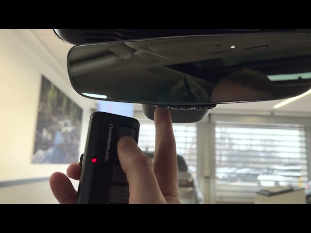 How to pair you garage door opener to you Land Rover's HomeLink