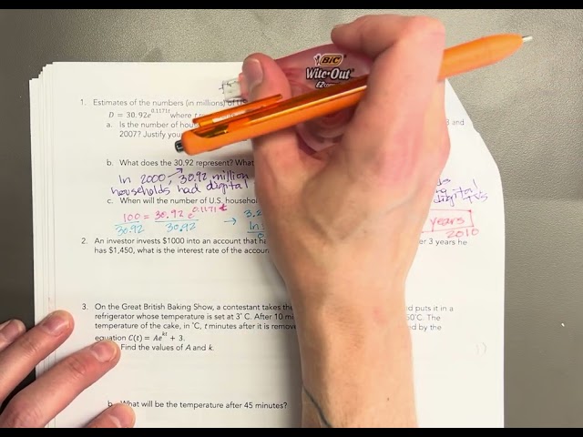 4.6 modeling with logarithms