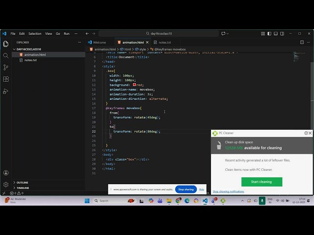 CSS Day 10 Tutorial | CSS Animation Explained with Examples | Hindi #cssforbeginners #cssanimation