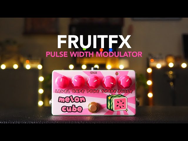 FruitFX Pedals // Melon Cube Synth Fuzz Pulse Width Modulator (Demo)