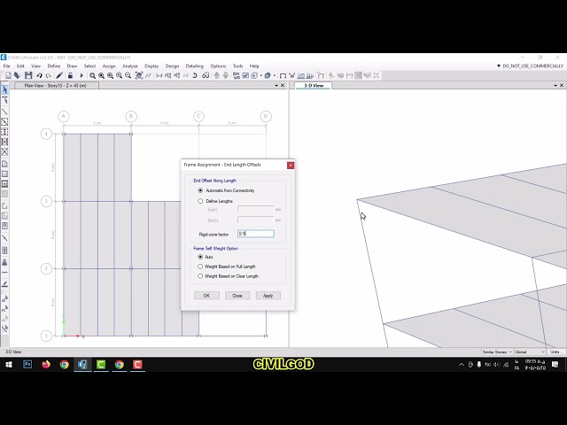 How to Assign End Length Offset in ETABS | Rigid Zone Assignment Tutorial