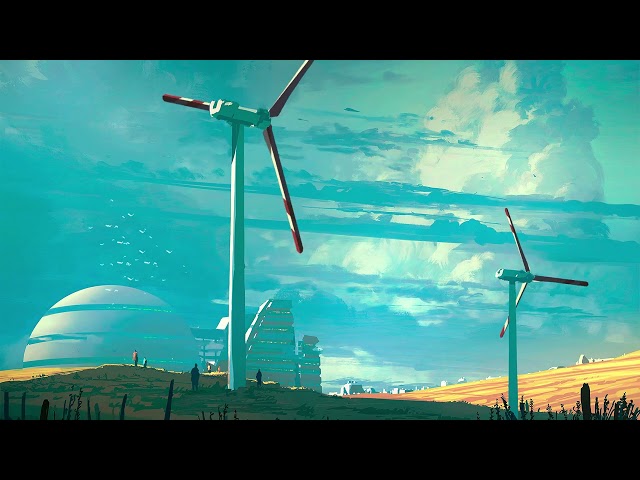 A Vision of Renewable Energy | Futuristic Wind Farm Live Wallpaper