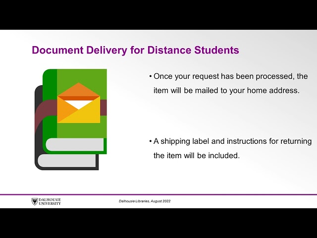 Document Delivery for Distance Students