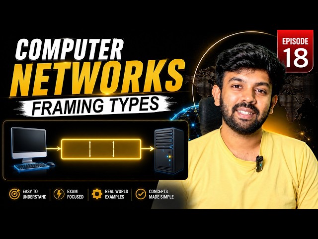 Fixed & Variable Size Framing | Data Link Control | Computer Networks - Ep 18 | code io - Tamil