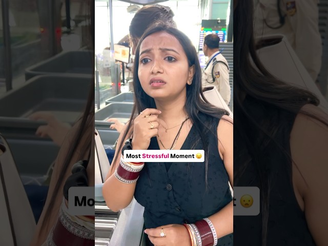 Tension ka mahool 😖😦 #Shorts #Viral #comedy #airport
