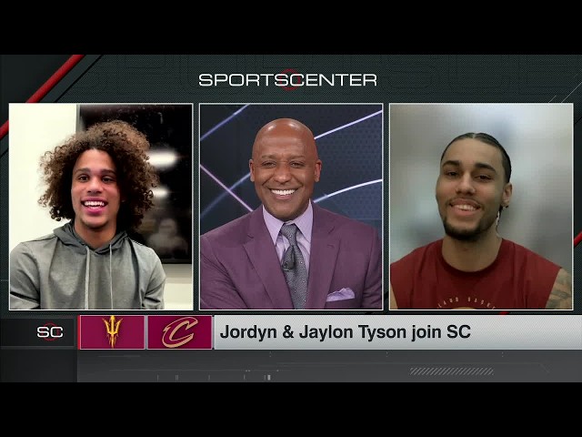Jaylon & Jordyn Tyson on the possibility of playing in the same city 👀 | SportsCenter