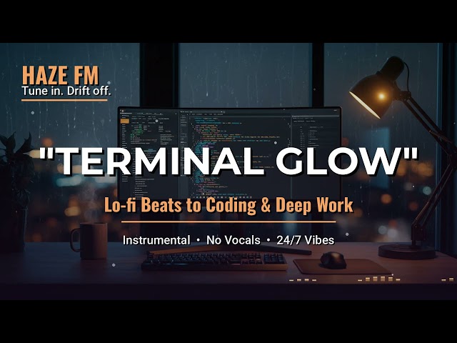💻 Terminal Glow ── Hypnotic Lo-Fi Beats to Code/Study [Metronomic Focus Mode] 🧠