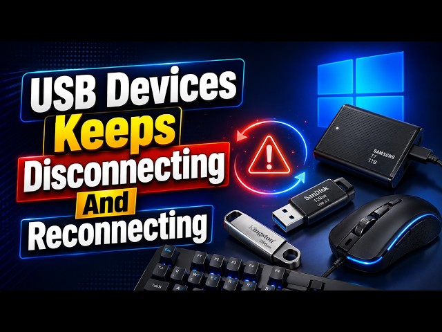 USB Devices Randomly Disconnecting on Windows 11 [Solved]