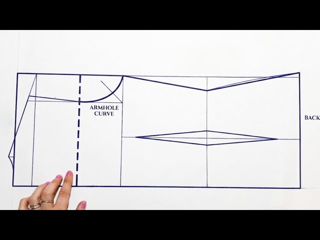 How to Draft a Back Bodice Pattern from Scratch | Beginner Pattern Making Tutorial (Part 1)