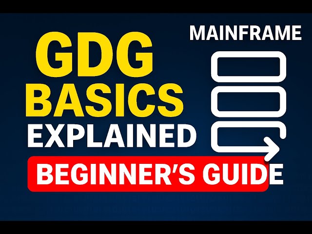 GDG Basics Explained |  Beginner's Guide | Mainframe