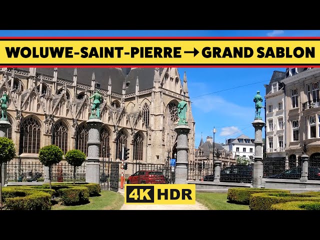 【4K】Bicycle Journey | Woluwe-Saint-Pierre to Grand Sablon  | 4K | SLOW TV | Travel | Belgium