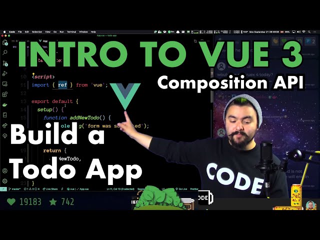 Intro to Vue 3 + Composition API: Build a Todo App